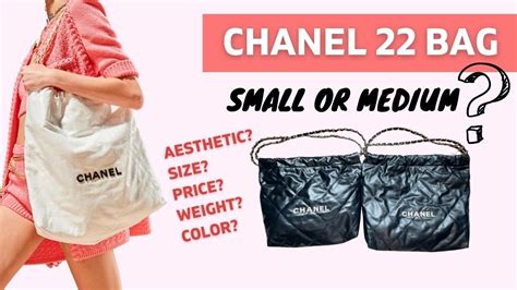 chanel bag 22 size|chanel 22 sizes medium.